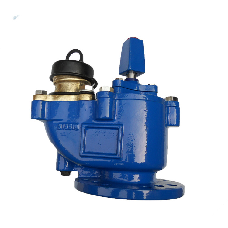 flange outlet fire hydrant 2 way breeching water inlet valve for hose parts