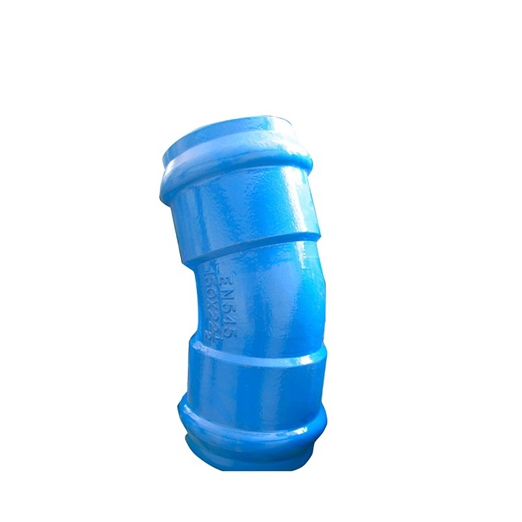 ISO2531 Ductile Cast Iron 11.25 Degree Socket Bend For PVC Pipe