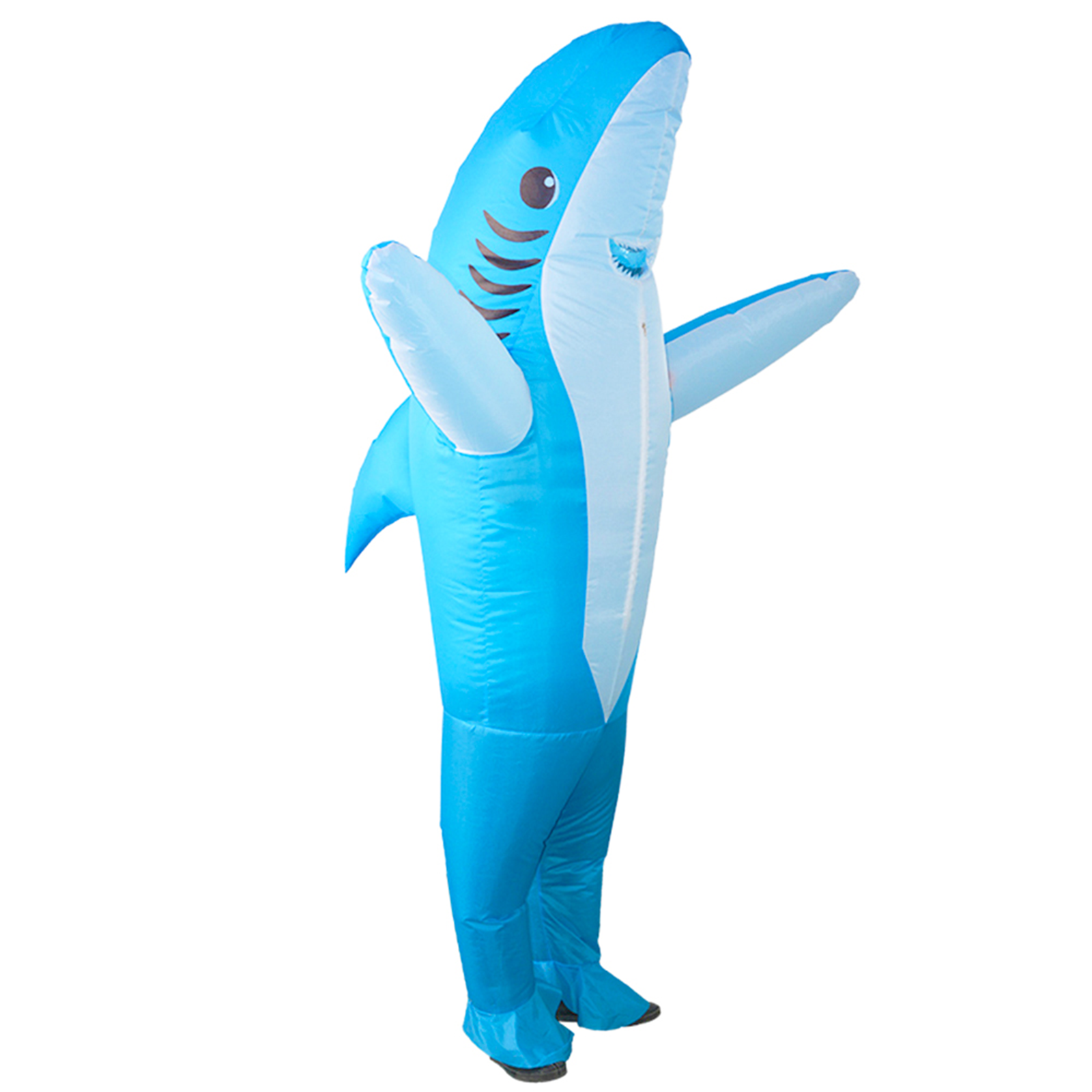 Inflatable Shark Costume Shark Inflatable Costume Kids Jumpsuit Full Body Suit Halloween Costumes Cosplay Blow Up Suit for Adult