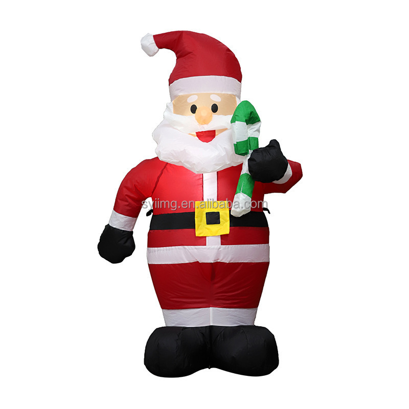 1.2M Santa Claus inflatable Outdoor Giant Soldier Blow up Christmas Advertising Inflatable Xmas Holiday Party Inflatable