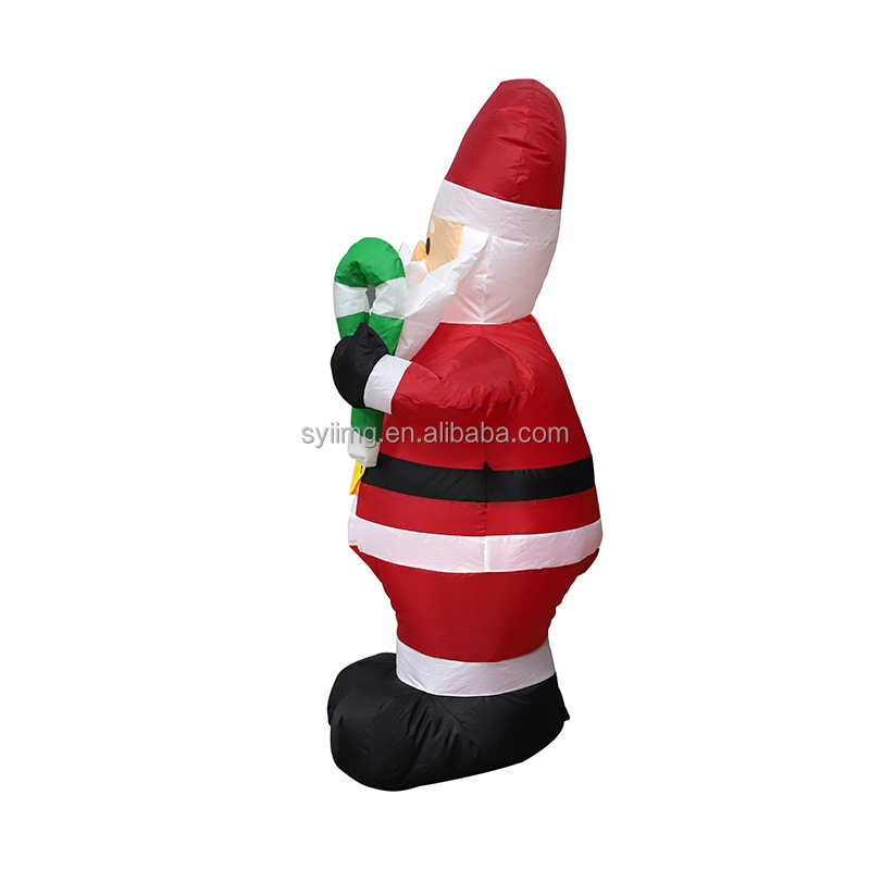 1.2M Santa Claus inflatable Outdoor Giant Soldier Blow up Christmas Advertising Inflatable Xmas Holiday Party Inflatable