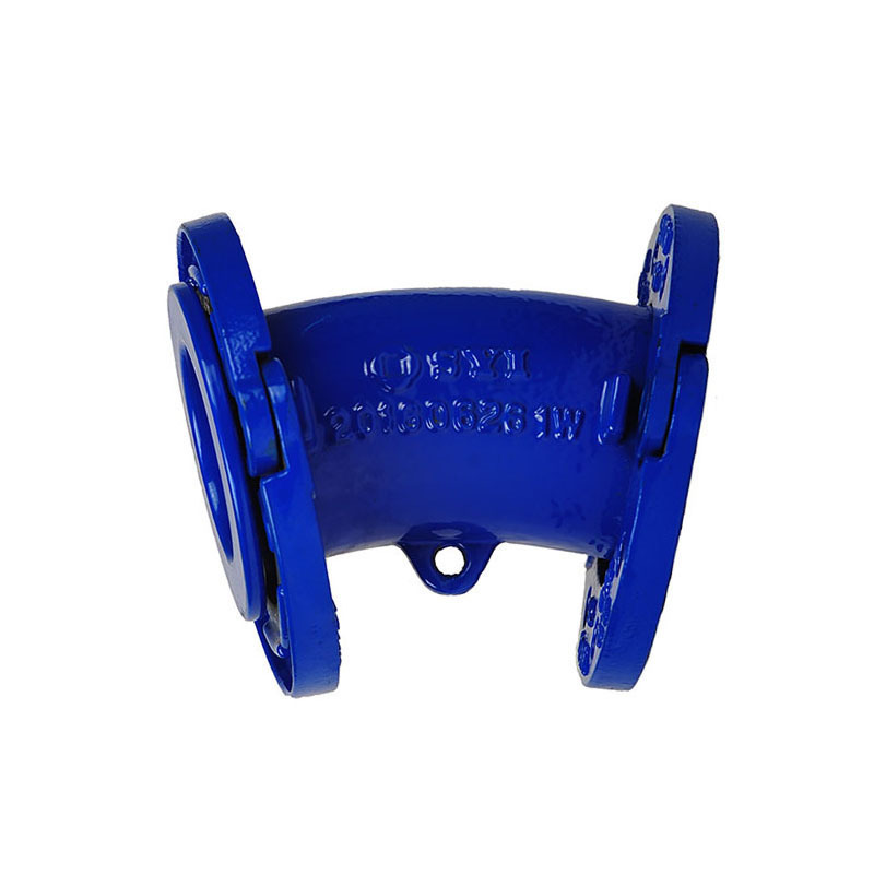 ductile iron double flange bend/elbow Loose flange 45 degree elbow Pipe Fitting Connector Elbow