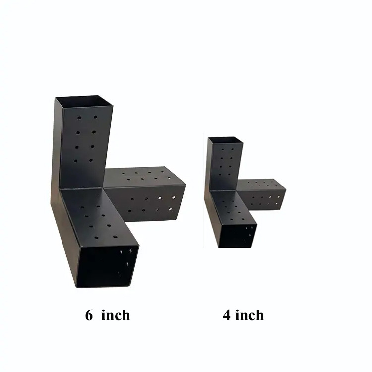 Modular Sizing Pergola Post Support and Corner Brackets for 4x4 6x6 Lumber