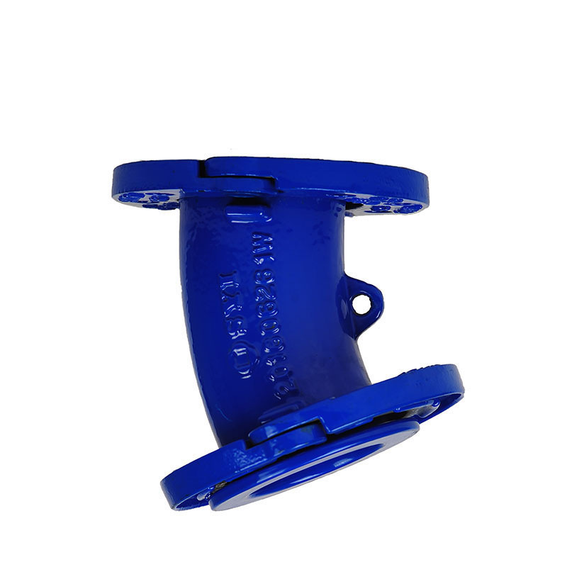 ductile iron double flange bend/elbow Loose flange 45 degree elbow Pipe Fitting Connector Elbow