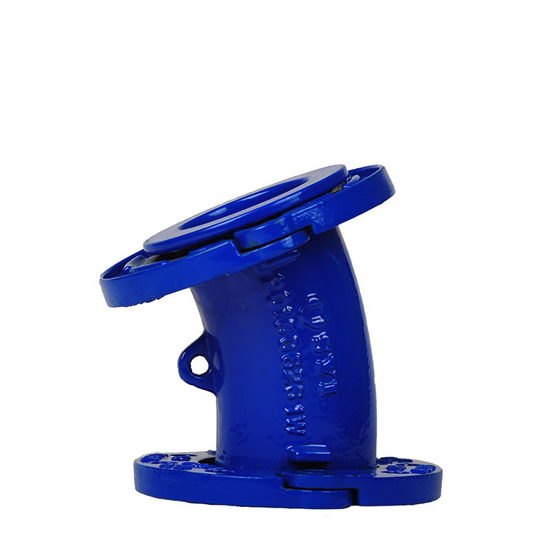 ductile iron double flange bend/elbow Loose flange 45 degree elbow Pipe Fitting Connector Elbow