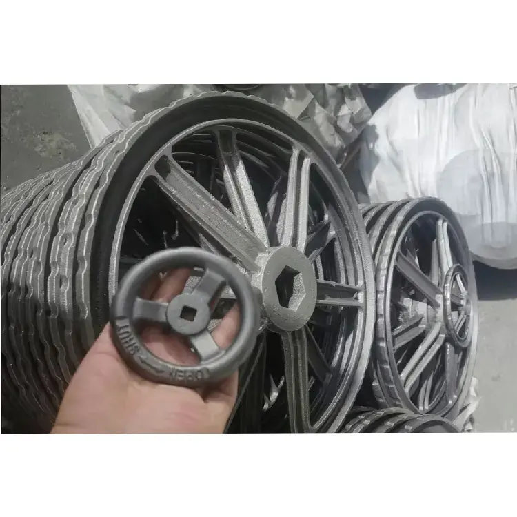 Quality Safety Shell Moulding Casting OEM Industrial Cast Iron Handwheel Pump Valve Stainless Steel Hand Wheel