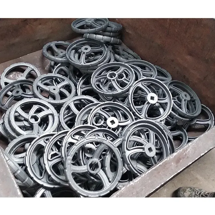 Quality Safety Shell Moulding Casting OEM Industrial Cast Iron Handwheel Pump Valve Stainless Steel Hand Wheel