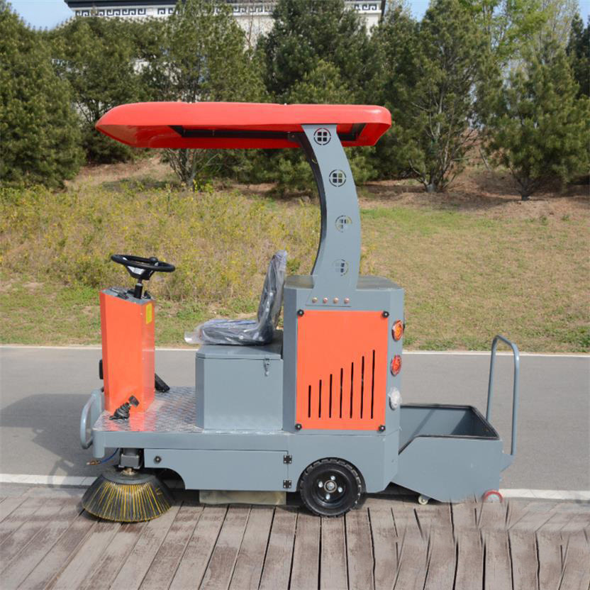 Hot Selling Outdoor Commercial Electric Power Sweeper Automatic Road Street Ride-On Vacuum Machine