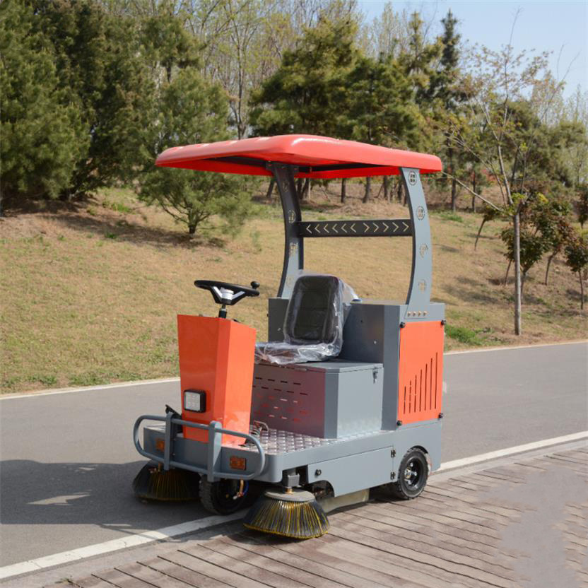 Hot Selling Outdoor Commercial Electric Power Sweeper Automatic Road Street Ride-On Vacuum Machine