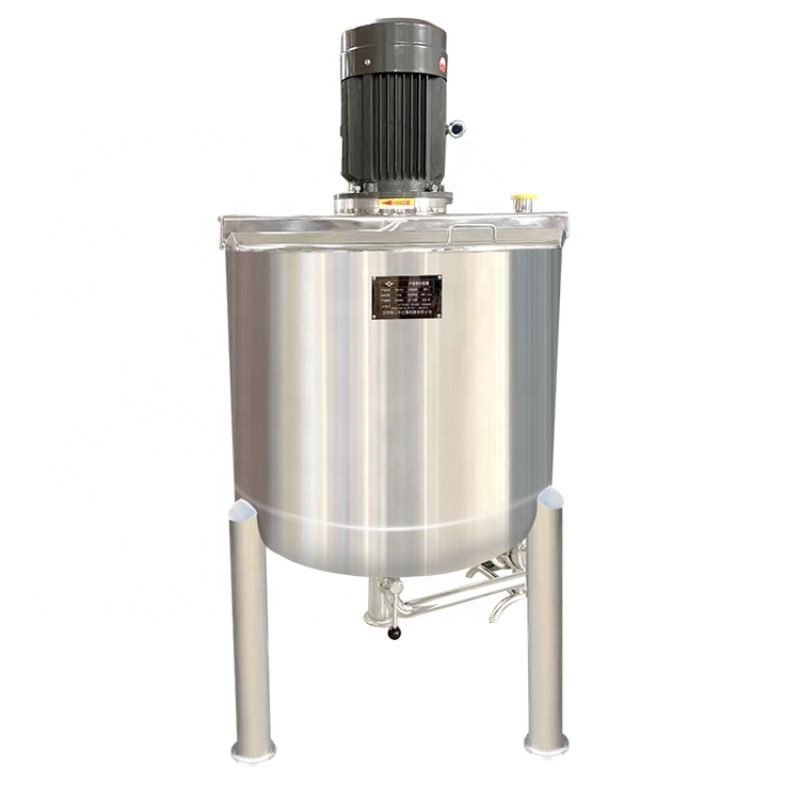 Emulsion mixing tank for daily-chemical glue mixing tank, stainless steel electric heating 200L mixing tank