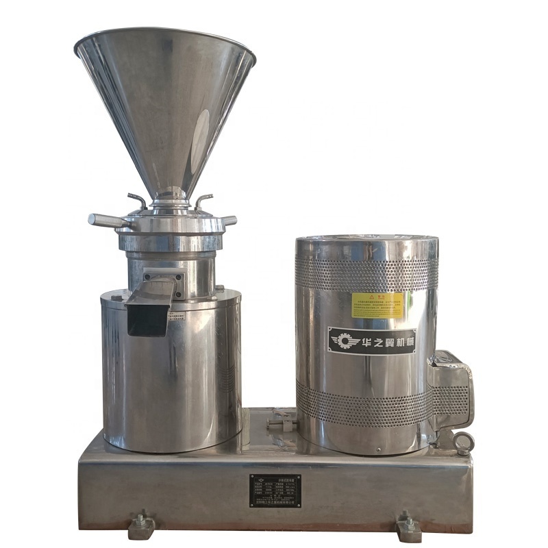 Nut and walnut horizontal stainless steel grinder, circulating mouth fruit and vegetable juice colloid mill