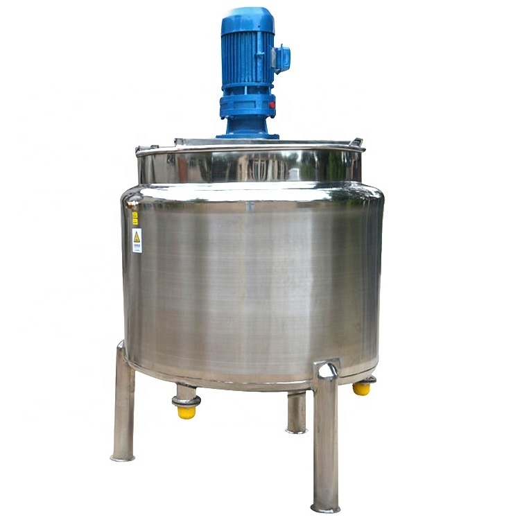 Stainless steel double-layer liquid fertilizer mixing tank, high-speed dispersion heating mixing tank