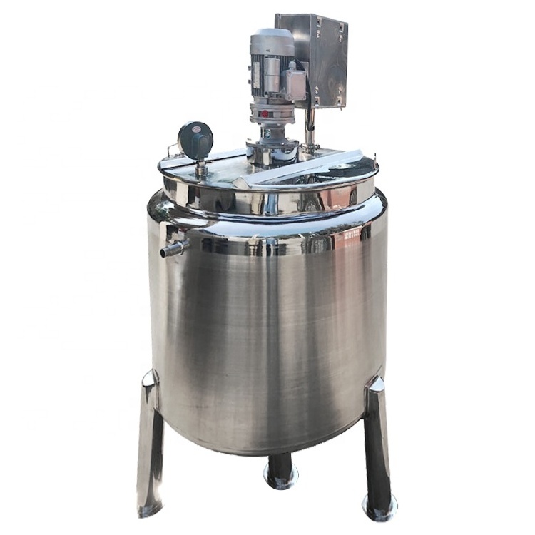 Emulsion mixing tank for daily-chemical glue mixing tank, stainless steel electric heating 200L mixing tank