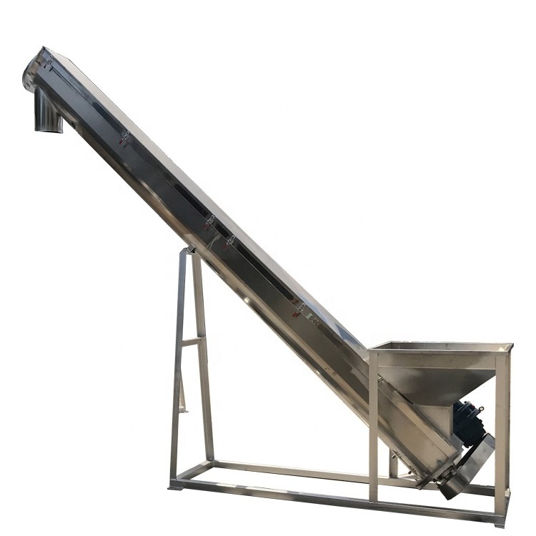 China Customized Various Specifications Flex Auger Incline Price Free Accessories Resin Automatic Screw Conveyor For Sand