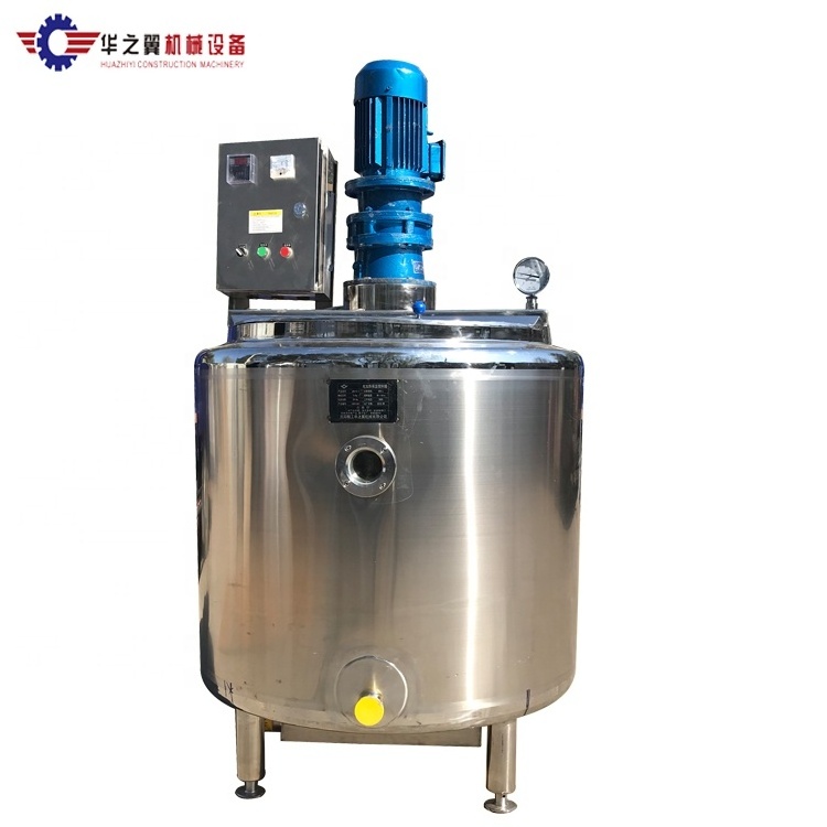 China Hot sale jacketed tank soap powder 500L 200L 100L mixing tank stainless steel emulsify tank hand sanitizer making machine