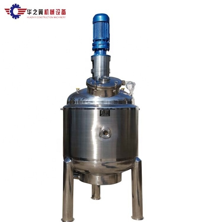 China Hot sale jacketed tank soap powder 500L 200L 100L mixing tank stainless steel emulsify tank hand sanitizer making machine