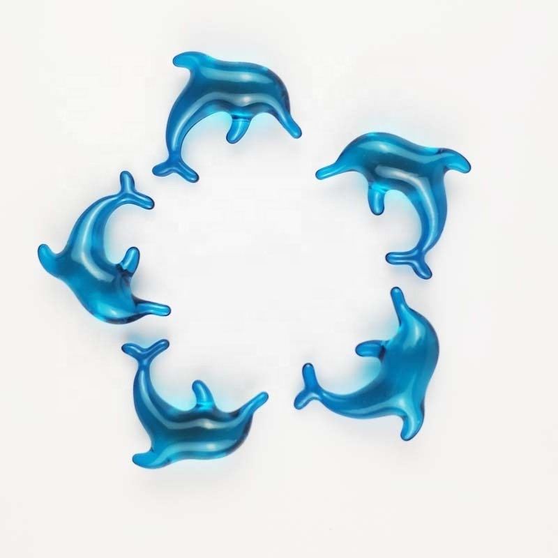 Dolphin-shaped bath capsules Round heart-shaped bath oil beads Animal shaped Bubble SPA Moisturizing aroma