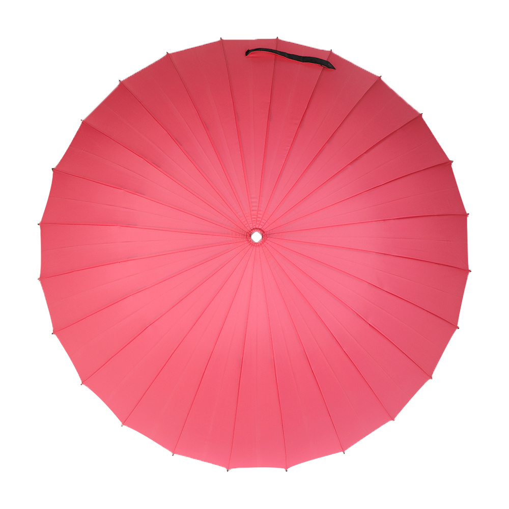 23inch with 24 ribs  manual open ladies pink umbrella gift umbrella