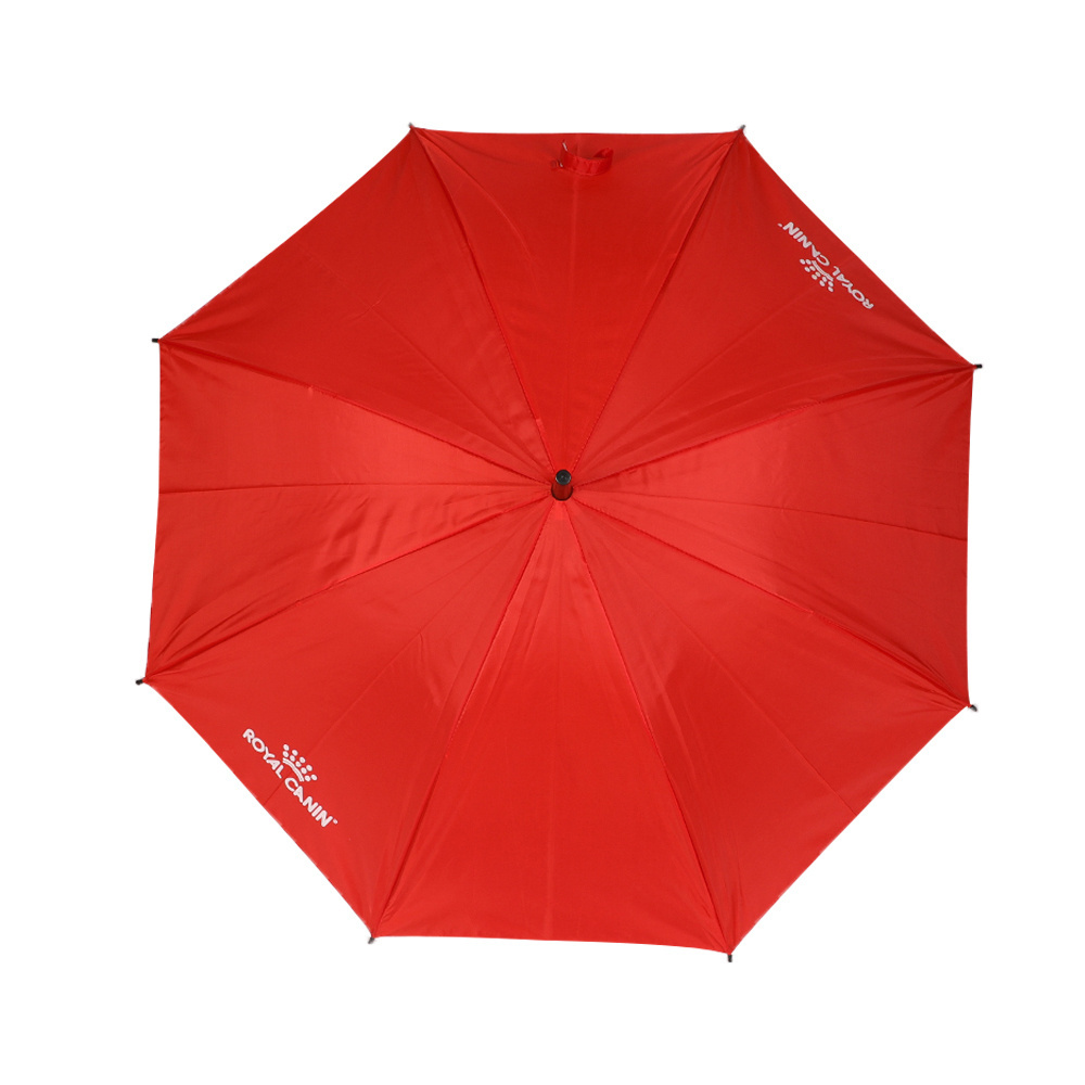 JIEMEI 51.5cm small cheap umbrella with plastic J handle Promotional straight umbrella