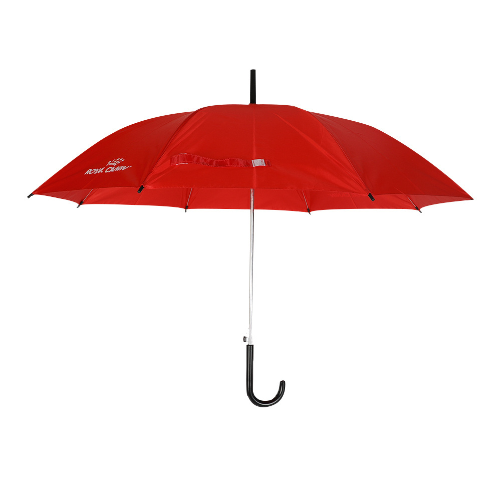 JIEMEI 51.5cm small cheap umbrella with plastic J handle Promotional straight umbrella