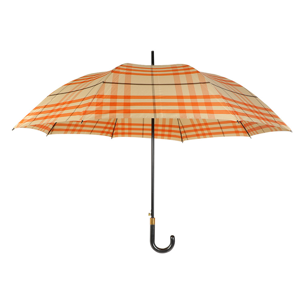 best selling check color 23inch*8k straight umbrella with shoulder strap sleeve