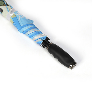 New Arrival 190T pongee fabric straight umbrella with shoulder strap