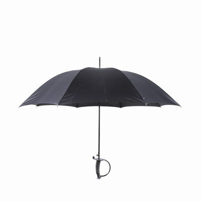 fashion 27inch *8k straight umbrella 190T pongee fabric with  snake head handle umbrella