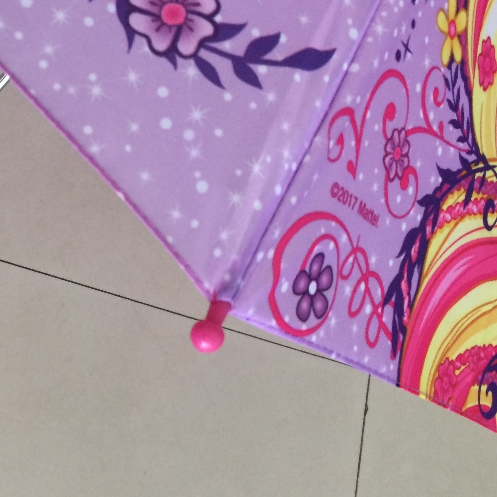 auto open 19''*8K kids umbrella with girls printing children umbrella