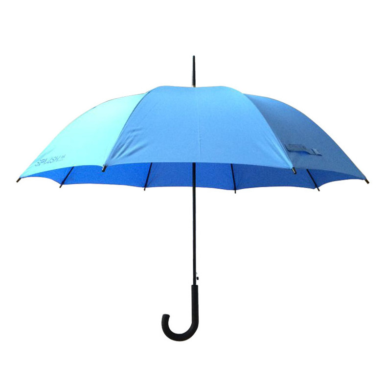 24 inch stick umbrella with J handle for promotion straight umbrella