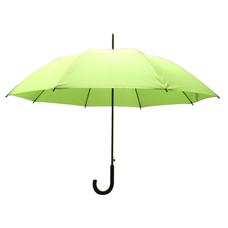 24 inch stick umbrella with J handle for promotion straight umbrella