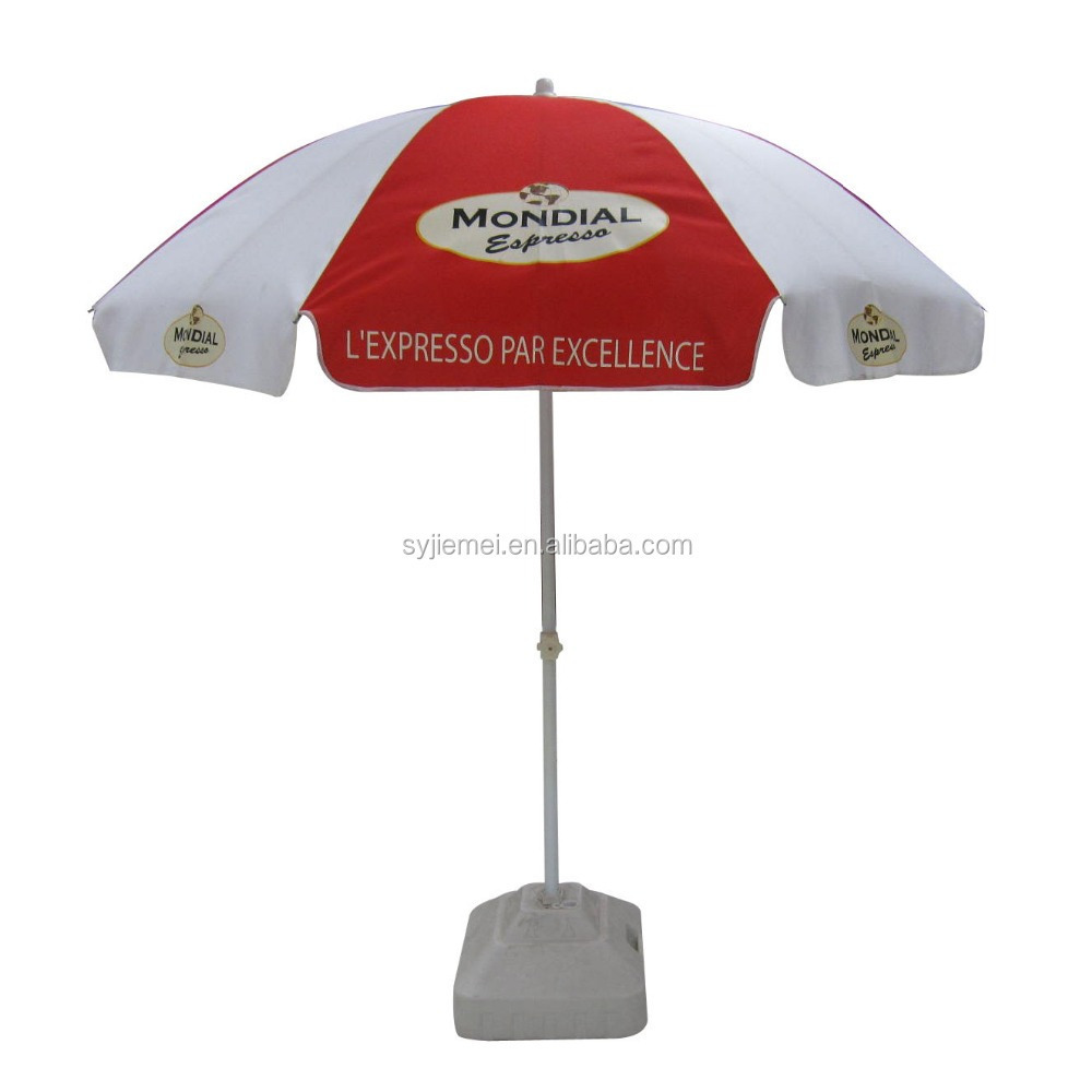 Outdoor Umbrella beach promotional sun umbrella with BSCI inspection