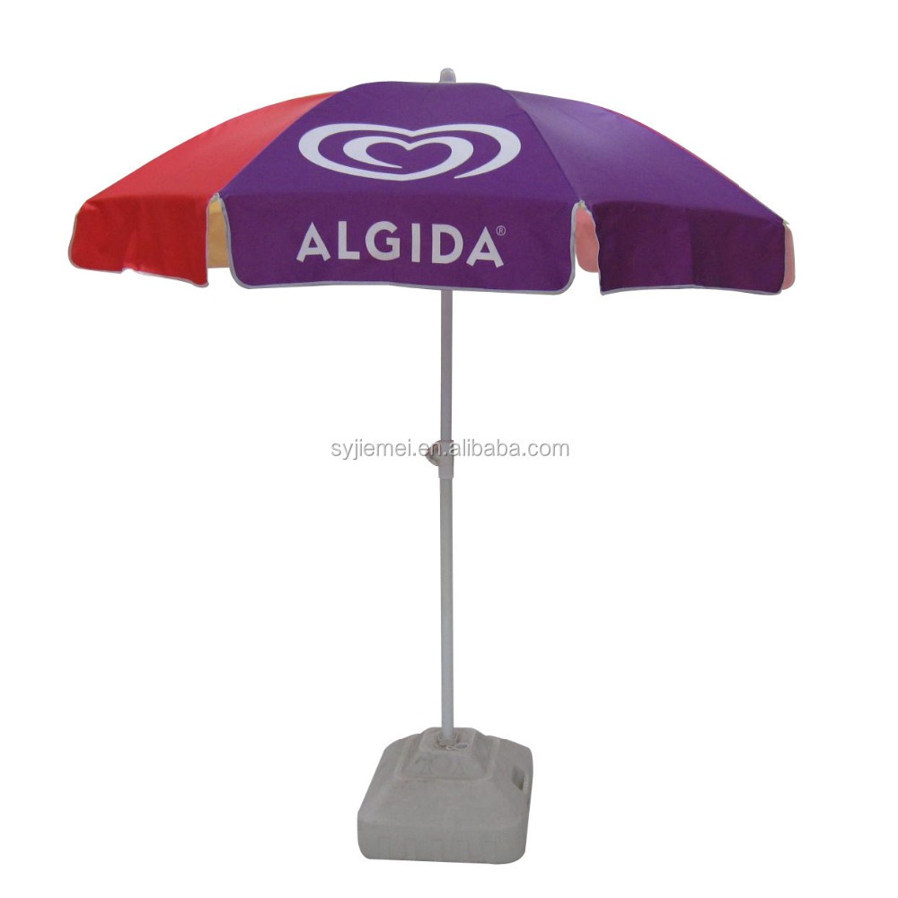 Outdoor Umbrella beach promotional sun umbrella with BSCI inspection