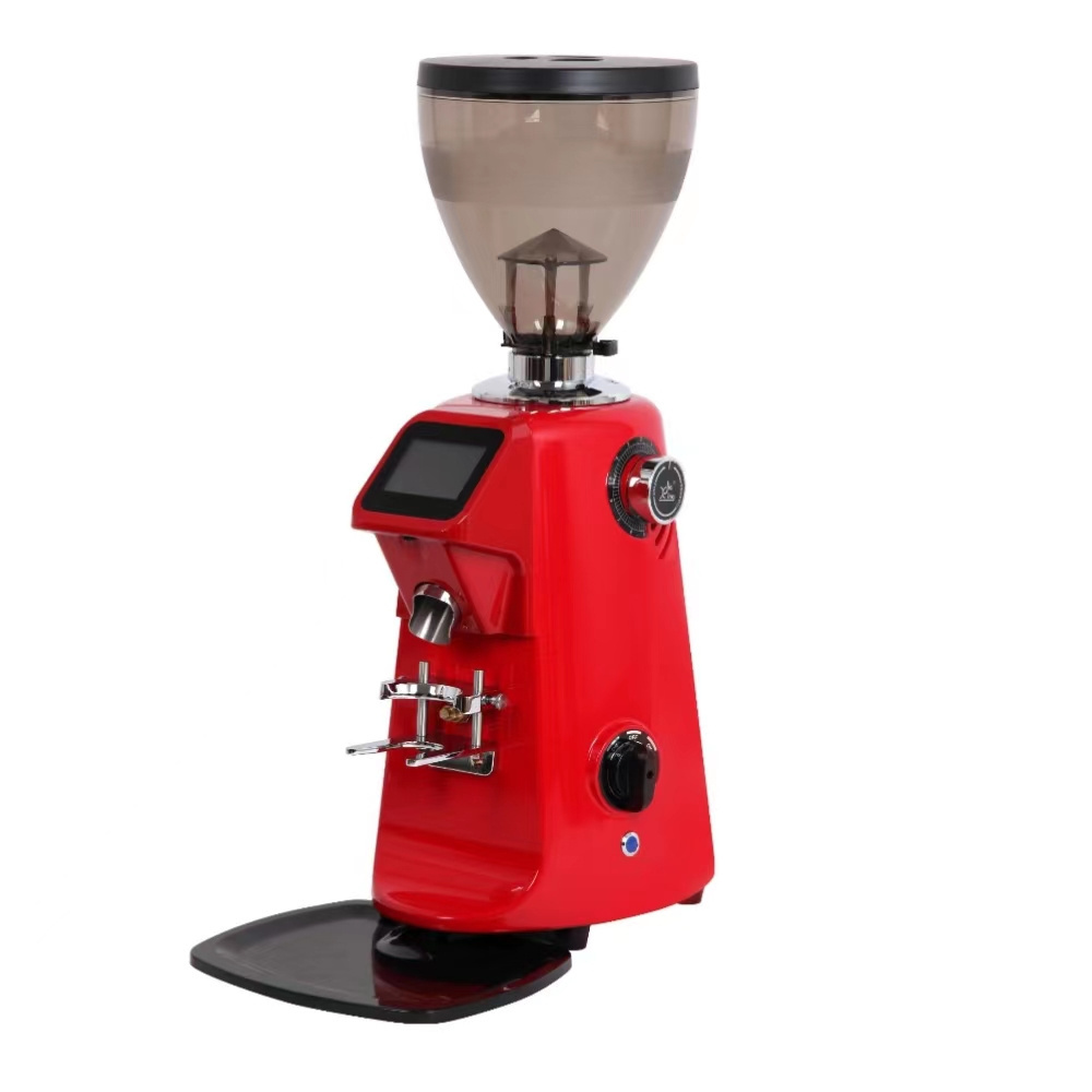 Professional Italian Automatic Coffee Grinder with Flat Burrs JX-680