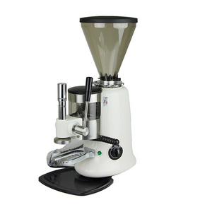 commercial burr coffee grinder for espresso with tamper