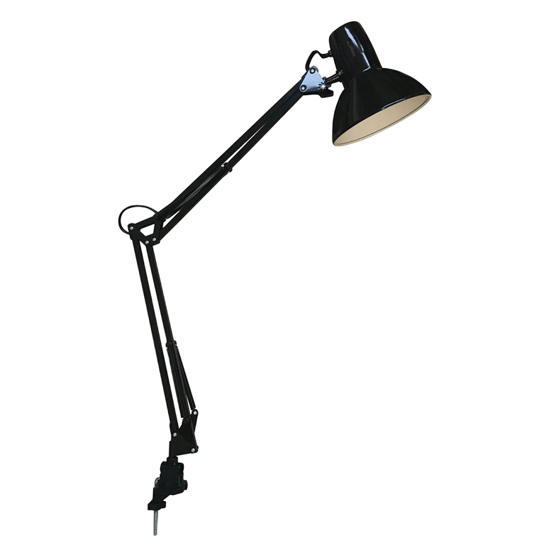 Swing Arm Led Desk Lamp With Clamp Dimmable Reading Light Clip-on Table Lamp Usb Desk Lamp For Computer