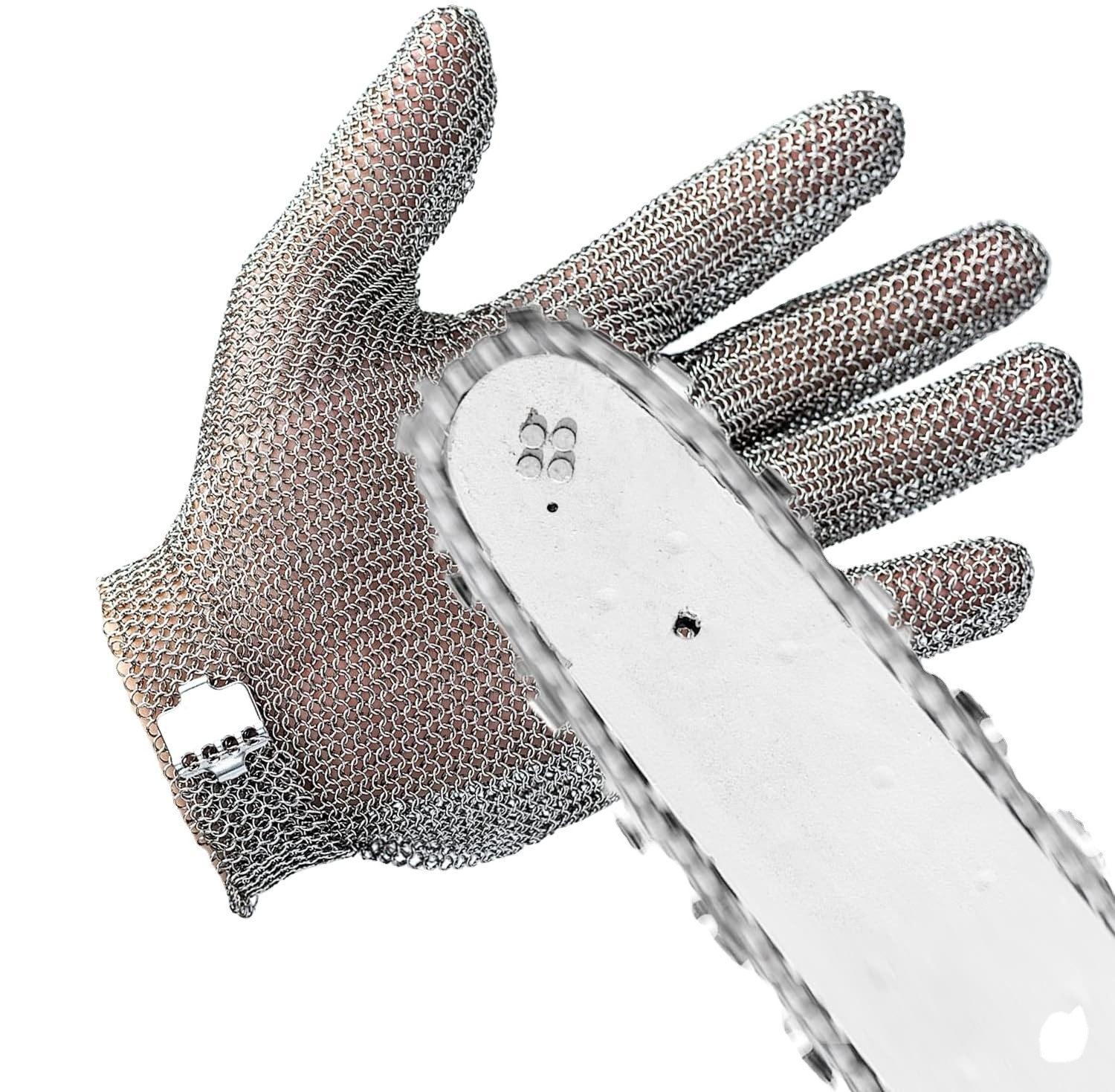 Safety Cut Proof A9 Cut Resistant Stainless Steel Wire Glove 304 Stainless Steel Chain Metal Mesh Glove