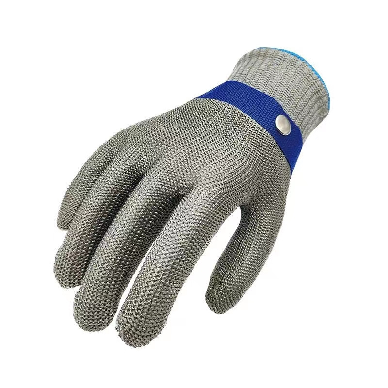 Food Grade 316l Meat Cutting Chainmail Steel Gloves Metal Wire Mesh Butcher Cut Resistant Stainless Steel Gloves