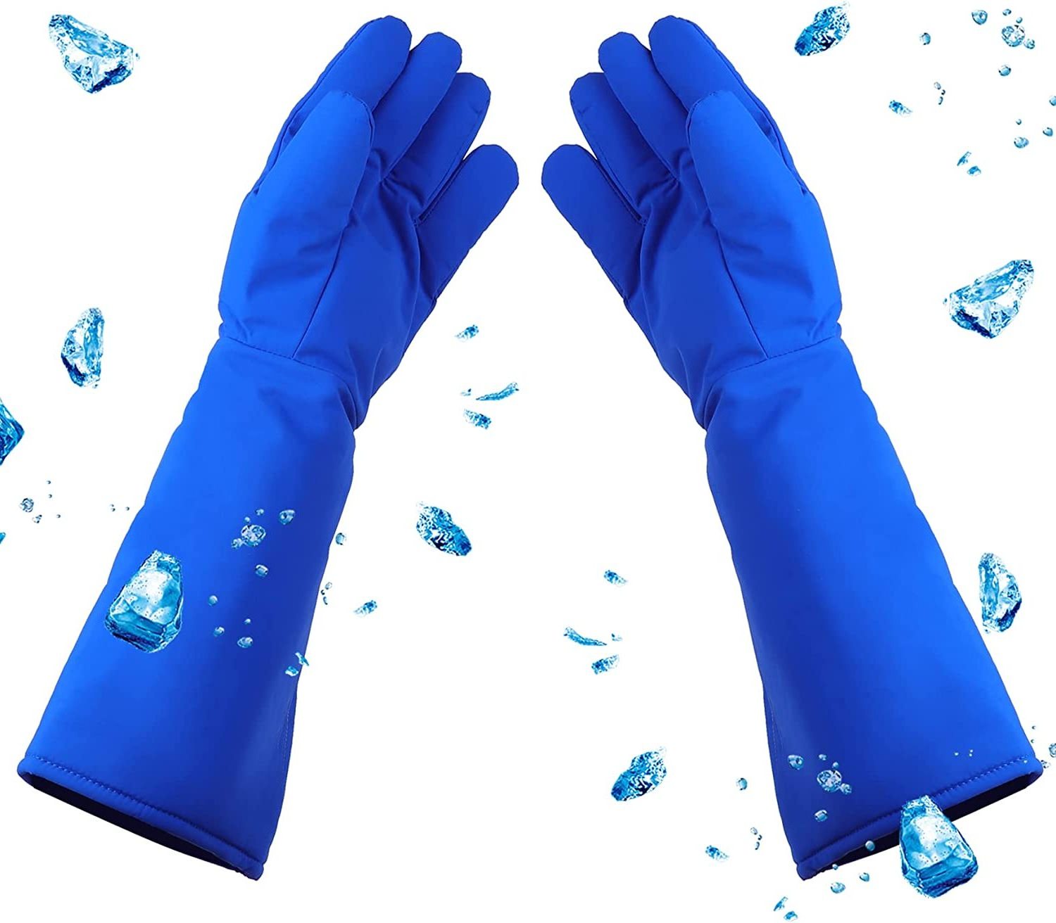 High Quality Cryo Protective Liquid Nitrogen Gloves Anti Low Temperature Liquid Nitrogen Cryogenic Protective Gloves