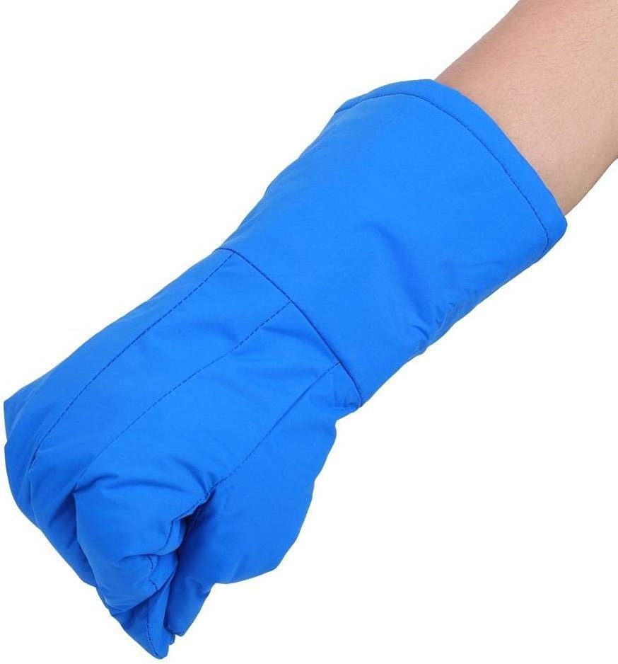 High Quality Cryo Protective Liquid Nitrogen Gloves Anti Low Temperature Liquid Nitrogen Cryogenic Protective Gloves