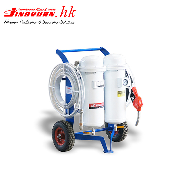 Portable diesel Fuel Polishing to 2 Microns & Tank Cleaning Systems  purification machine mini oil refinery