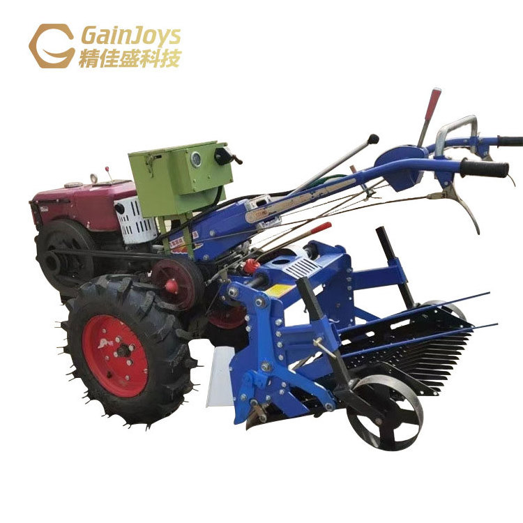 Gainjoys rhizome harvesterpotato digger agricultural machinery for sale commercial small sweet potato combine harvester