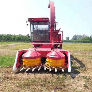 2024 Agricultural Green Forage Harvester Mini Sweet Corn Silage Combine Harvester Tractor Machines for Sale