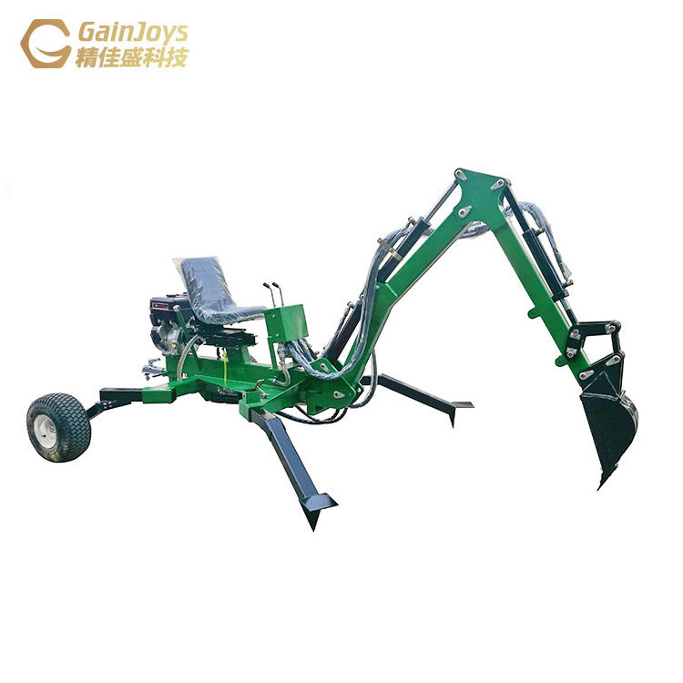 Gainjoys 9hp towable backhoe used towable backhoe towable backhoe for sale