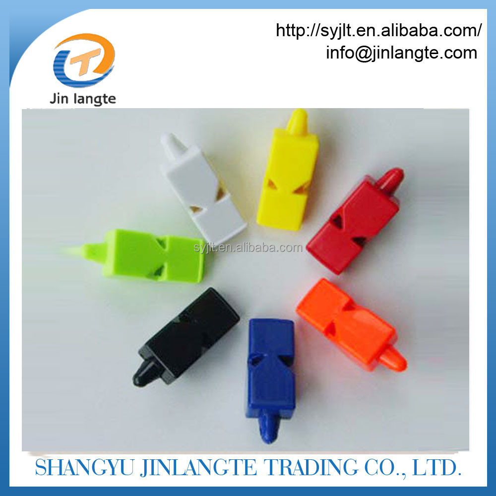 OEM wholesale in bulk plastic fox whistle  sports whistle football referee whistle