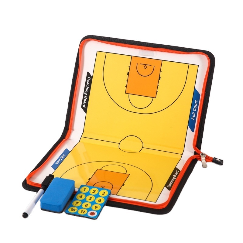 Customized coaches board Basketball cilpboard dry erase basket coaching board