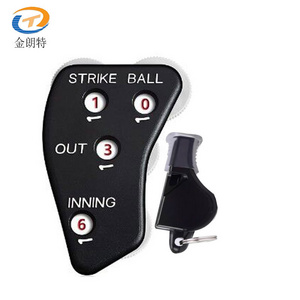 Referee Counter Plastic Press Strip Design 4 Wheel Baseball  Umpire Indicator Umpire Clicker