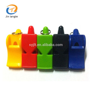 OEM wholesale in bulk plastic fox whistle  sports whistle football referee whistle