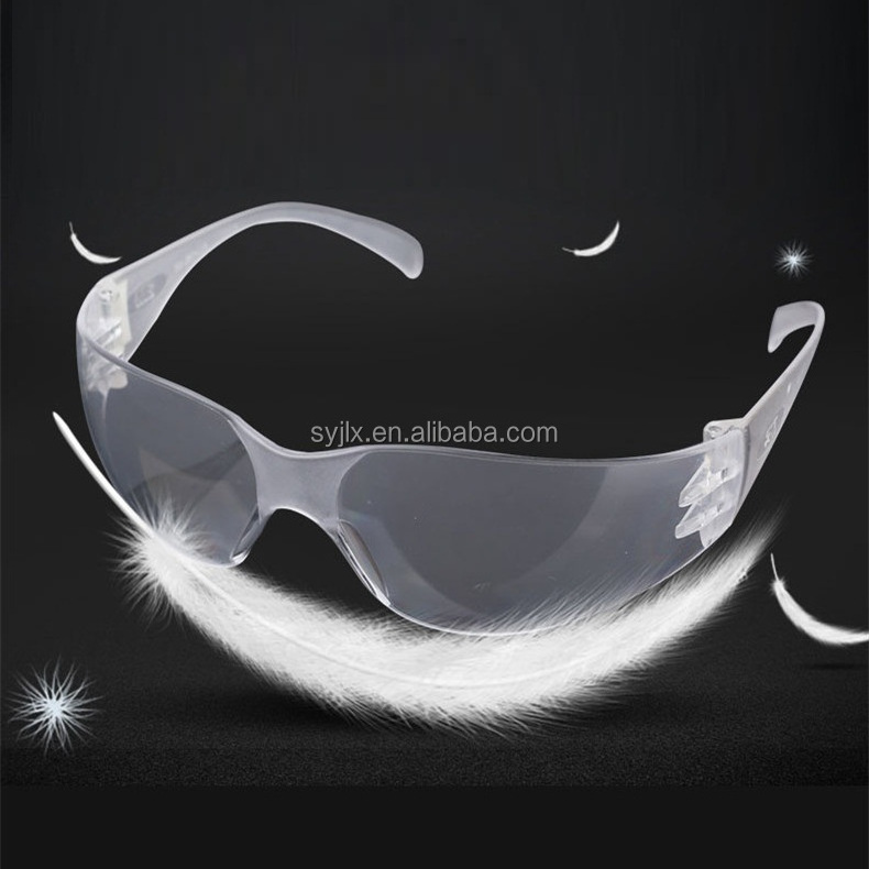 High quality OEM custom printing logo transparent eye goggles