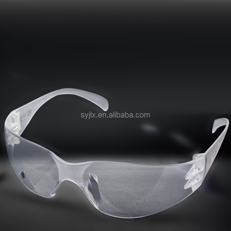 High quality OEM custom printing logo transparent eye goggles