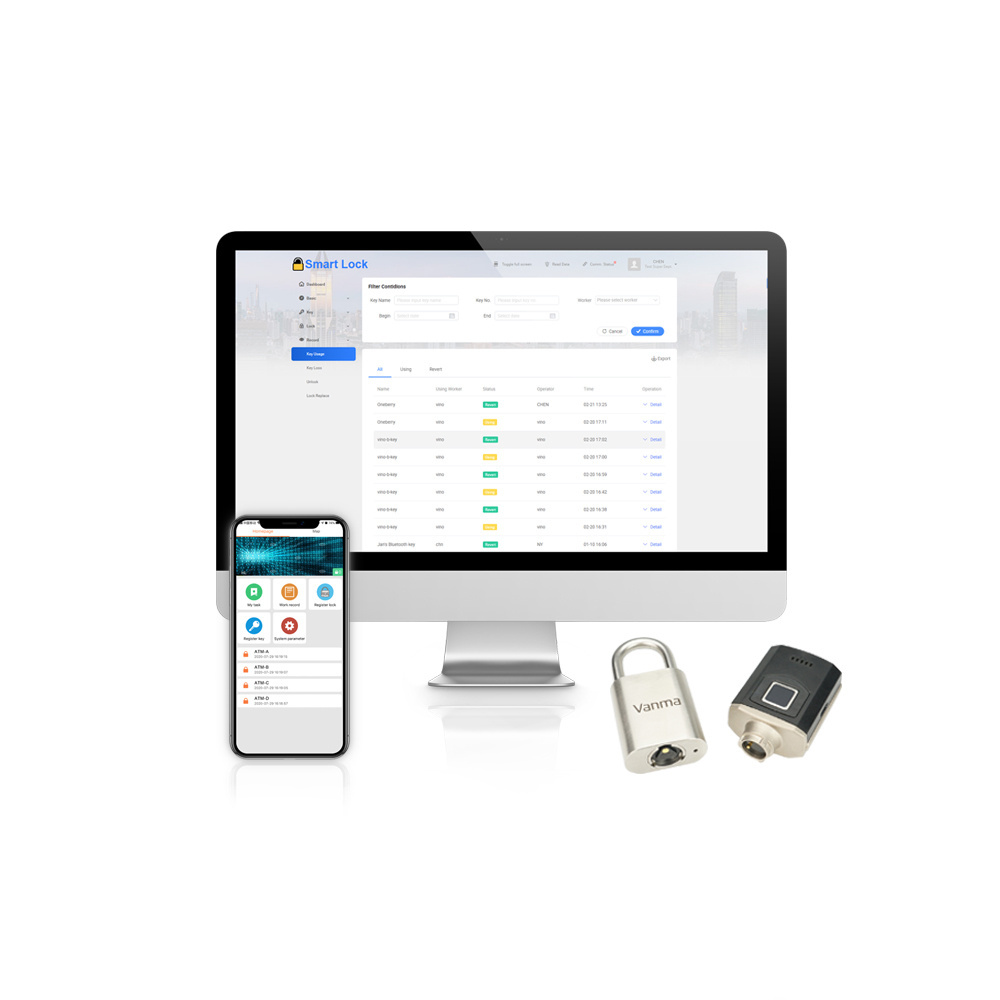 Access Records Key-Centric Access Control System Padlock